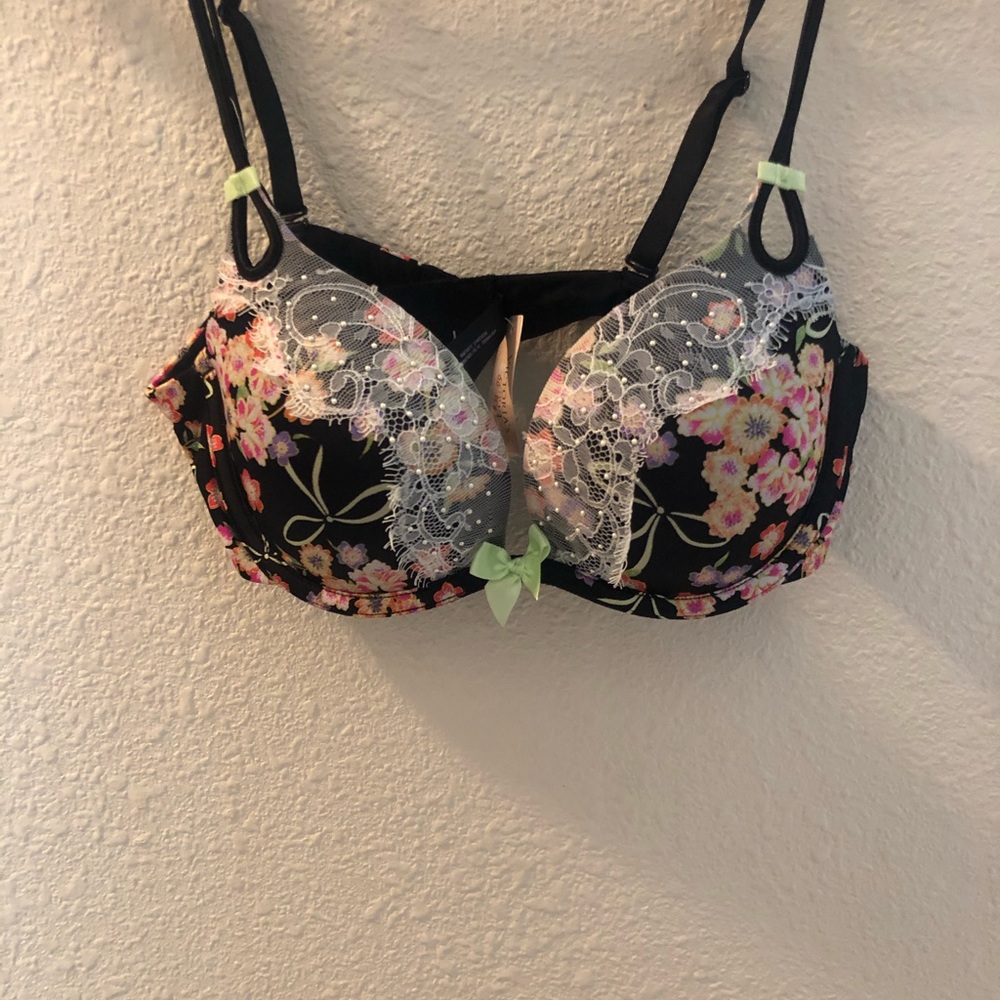 Flower print Victoria secret bra